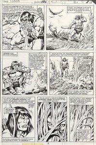 Conan the Barbarian 105 Original Art Page by John Buscema 