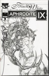 Aphrodite IX #1 Black and White Sketch Cover (2000)