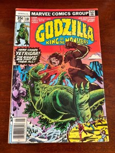 Godzilla King Of The Monsters # 10 VF- Marvel Comic Book Dinosaur 10 J300