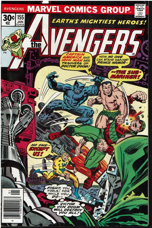 Avengers #155, 6.0 or Better - Dr. Doom Appearance