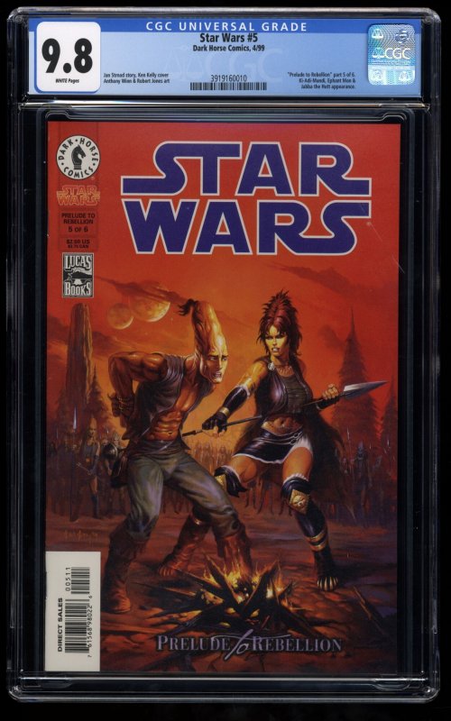 Star Wars #5 CGC NM/M 9.8 White Pages