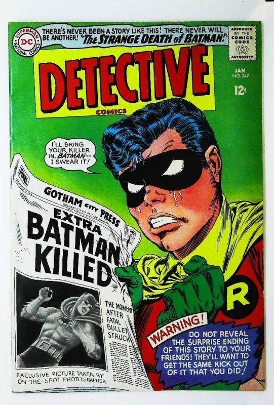 Detective Comics (1937 series) #347, Fine+ (Actual scan)