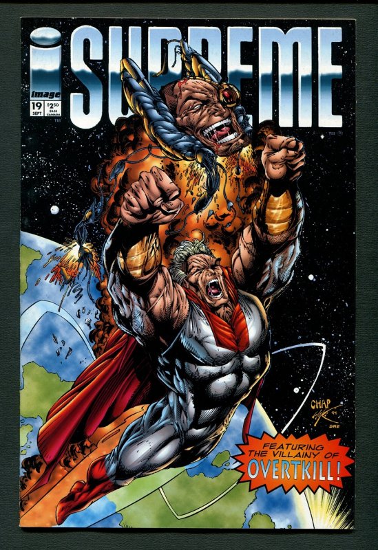 Supreme #19  / 9.2 NM- /  Overkill / September 1994