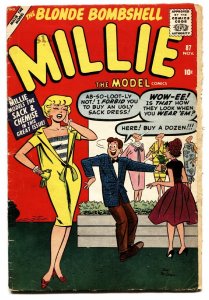 Millie the Model #87 1958- Decarlo- Paperdolls- Spicy Atlas vg-