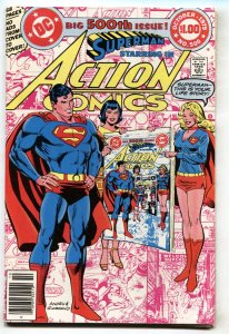 Action #500--1979-- Comic Book --Supergirl--Infinity cover --NM-