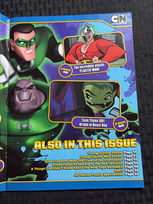 2012 DC NATION Super Spectacular Magazine #1 fn 6.0 Green Lantern Young Justice
