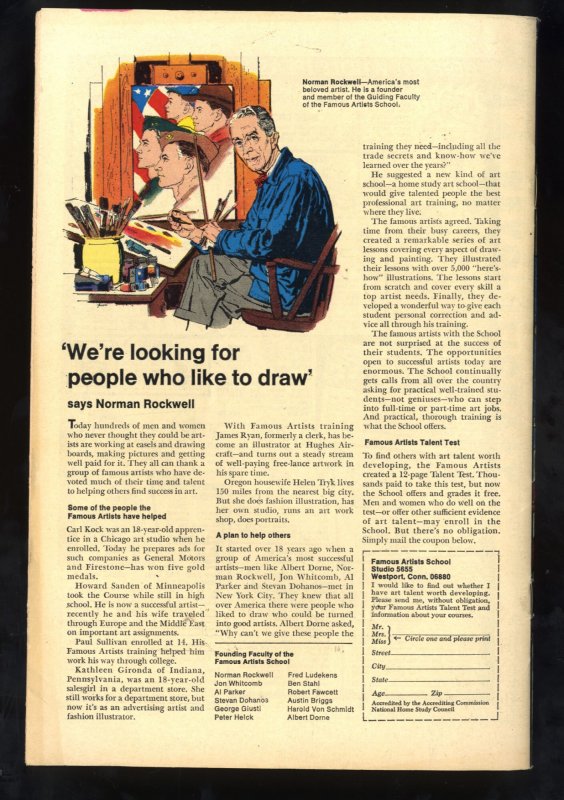 Strange Tales #167 VF- 7.5 White Pages