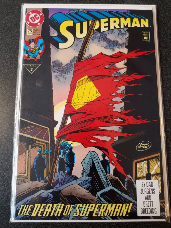 SUPERMAN #75 DEATH OF SUPERMAN