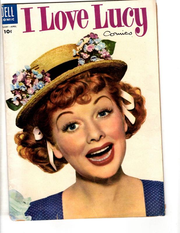 I Love Lucy # 5 FN- 1955 Dell Golden Age Comic Book Photo Cover TV Show JL17