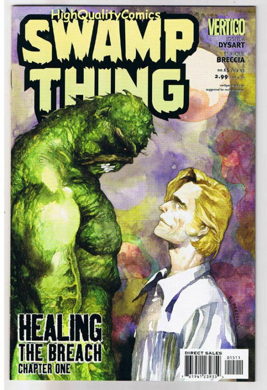 SWAMP THING #15, NM+, Vertigo, Healing the Breach, 2004, more in store