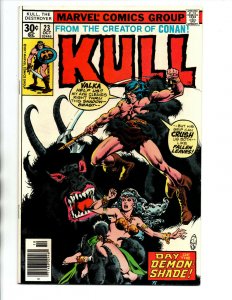 Kull #23 newsstand - Robert Howard - 1977 - VF/NM