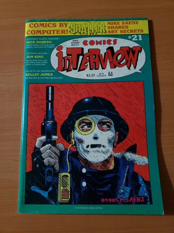 David Anthony Kraft's Comics Interview #21 ~ VERY FINE - NEAR MINT NM ~ 1985