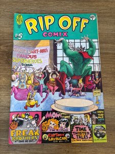 Rip Off Comix # 5 VF Rip Off Press Underground Comix Comic Book 4 J348