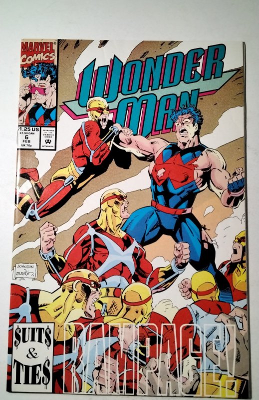 Wonder Man #6 (1992) Marvel Comic Book J747