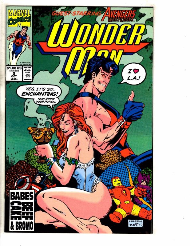 Lot Of 7 Marvel Comics Defenders 1 2 3 4 + Wonder Man 1 2 + Deathlok 11 GM14