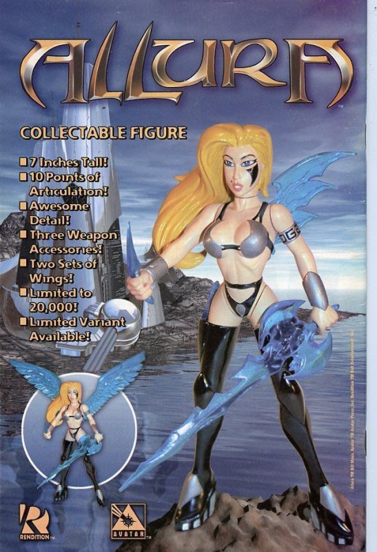 Avatar Threshold #3 Pandora Nude Variant (1998)Adult Comic Book Grade VG+ 4.5