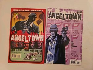 Vertigo 2005 ANGEL TOWN 1 & 5 FanboyFrantics Antics Start Finish F- VF