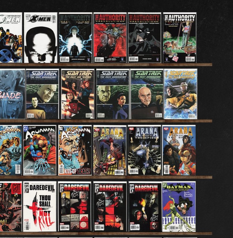 Huge Lot 140+ Comics with Batman: Gotham Knights, Aquaman, Star Wars & More!