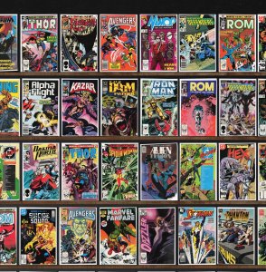 Huge Lot 150+ Comics with The Defenders, Alpha Flight, Rom & More!