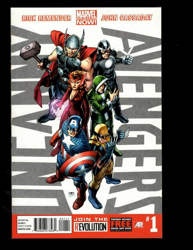 10 Comics X-Force # 1 2 3 4 5 6 11 + 3 (of 3) Avengers # 1 X-Men # 535 RP1