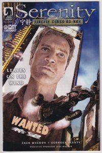 Serenity: Leaves On the Wind #1 Ghost Cover (2014) Firefly / Serenity