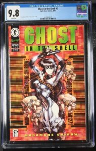 GHOST IN THE SHELL #7 CGC 9.8 MASAMUNE SHIROW WHITE PAGES