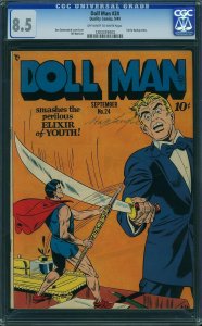 Doll Man #24 (1949) CGC 8.5 VF+