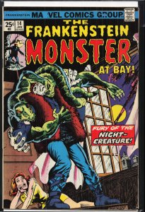 The Frankenstein Monster #14 (1975) Frankenstein Monster