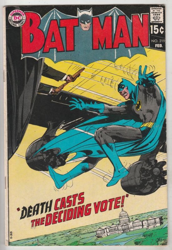 Batman #219 (Feb-70) VF High-Grade Batman