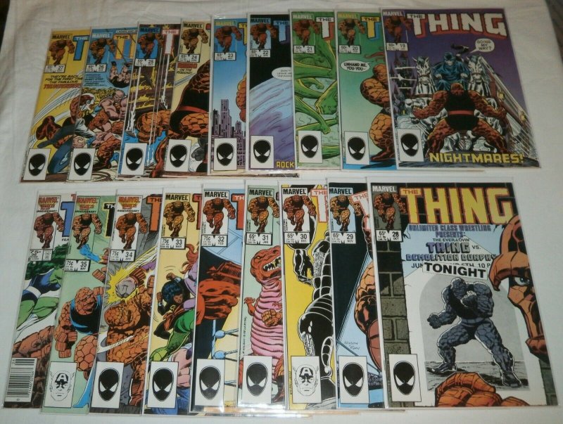 Thing V1 #1-36 (complete set) 1st Ms. Marvel #35 Fantastic Four comics lot of 36