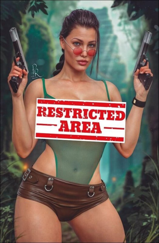 Tomb Raider Lara Croft Cosplay 4 Book Variant Cover Set by Pristine Renders