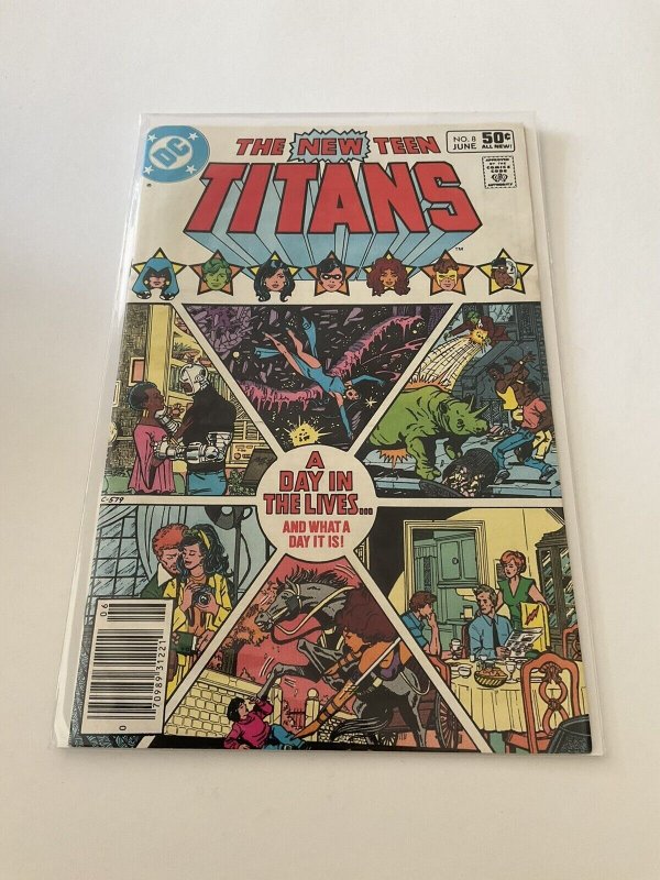 New Teen Titans 8 Near Mint Nm Dc Comics