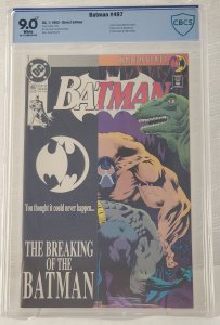 New CBCS Slab! Batman #497 - CBCS 9.0 - Breaking of the Bat