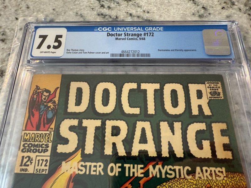 Doctor Strange # 172 CGC Graded 7.5 Marvel Silver Age Comic Book 1968 JH21