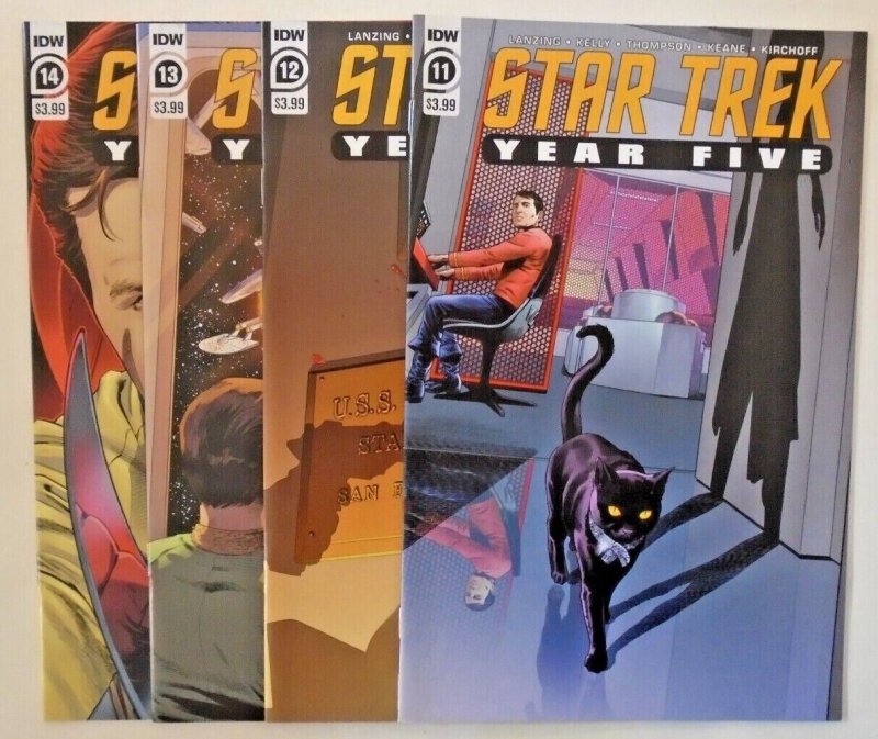 *Star Trek: Year Five (2020) #11-25, Valentine Special. (16 books) High Grade 