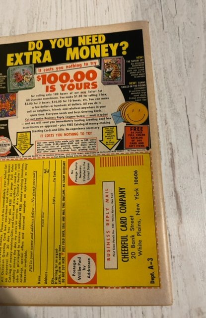 The Amazing Spider-Man #106 (1972)squash goes the spider fading lower front.