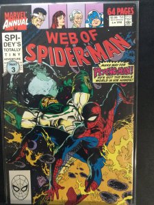 Web of Spider-Man Annual #6 Direct Edition (1990)