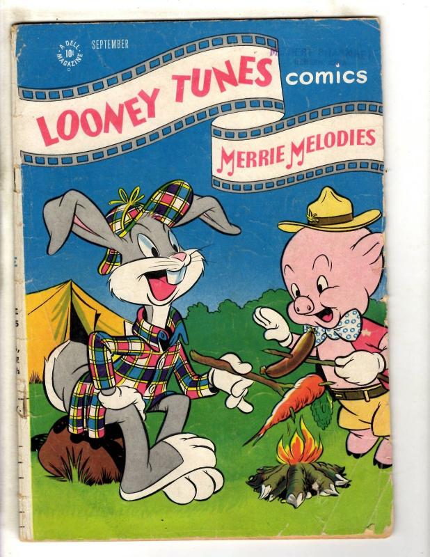 Looney Tunes & Merrie Melodies Comics # 59 VG/FN 1946 Dell Comic Book Bunny JL9