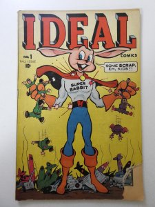 Ideal Comics #1  (1944) PR Condition missing piece on 1st 2 pages affects story