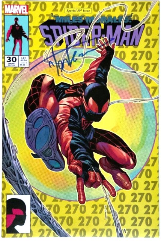 Miles Morales: Spider-Man #30 Tyler Kirkham Variant Trade/Virgin SET SIGNED COA.