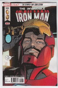 INVINCIBLE IRON MAN (2017 MARVEL) #599 LEG