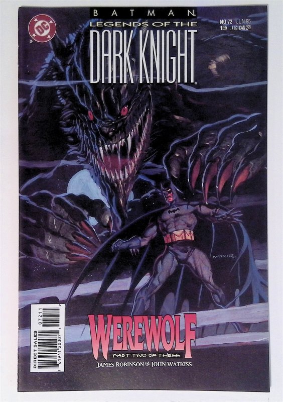 Batman: Legends of the Dark Knight #72 (Jun 1995, DC) FN