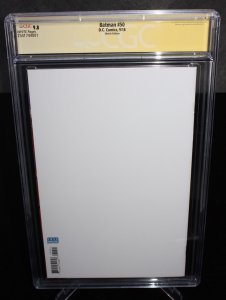Batman #50 CGC (9.8) Signed & Sketched by Alfredo Lopez - 2018