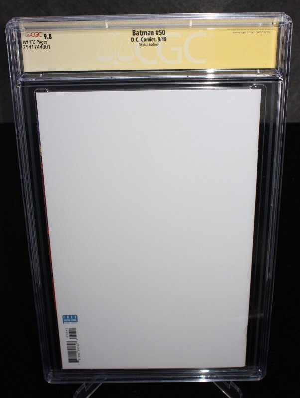 Batman #50 CGC (9.8) Signed & Sketched by Alfredo Lopez - 2018