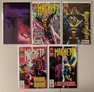 Marvel Magneto Comics Set of 5: #0-4 5 Different Books 8.0 VF (1996-1997)