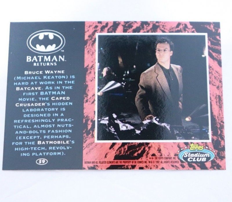 1992 Batman Returns Stadium Club #59
