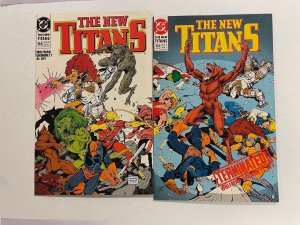 4 The New Teen Titans DC Comics # 63 64 66 67       72 NO9