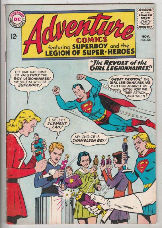 Adventure Comics #326 (Nov-64) NM- High-Grade Legion of Super-Heroes, Superboy