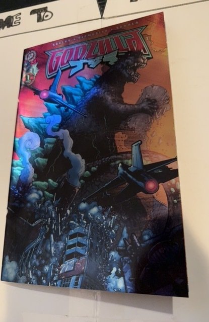 Godzilla Kai Sei #1  2025 Foil 1:15 Variant IDW Nikola Cezmisija