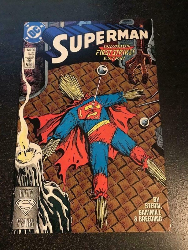 SUPERMAN #26, VF/NM, Stern, Gammill, Breeding, Invasion, 1987 1988,more in store